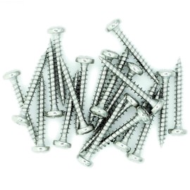 No.5 x 1.2 (3.5mm x 30mm) Pozi Pan Chipboard Screw - Stainless Steel (A2) (Pack of 20)