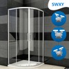 8 Pcs Shower Door Roller 23mm Aluminum Alloy Shower Door