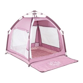 Baby Delight Go with Me Villa Portable Tent and Playard | Kids Tent and Playhouse | Indoor and Outdoor | Canyon Rose