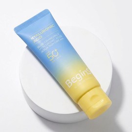 Begins by Jeongsaemmul [Moisturizing Sun Cream] Begins by Jeong Saem Mool Blue Chamomile Hyaluronic Acid Moisture Sun Cream 50ml / [수분광선크림] 비긴스 바이 정샘물 블루 캐모마일 히알루론산 수분 선 크림 50ml