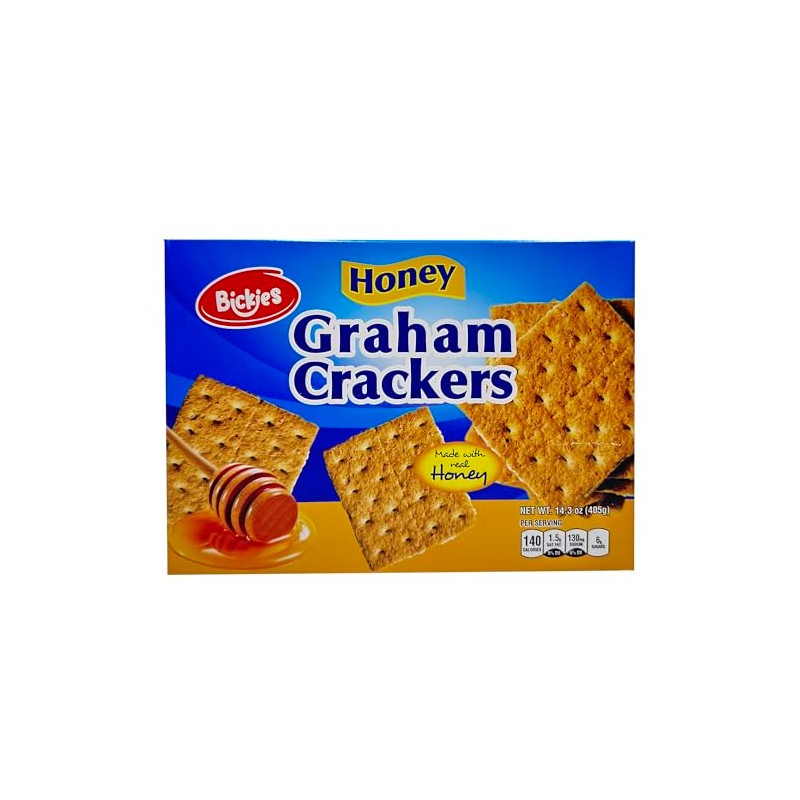 Sri Bickies Graham Crackers Honey 14.3 Oz - Sweet Flavored