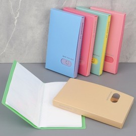 120-Slot Colorful Business Card Holder Business Card Case Blue 3ea