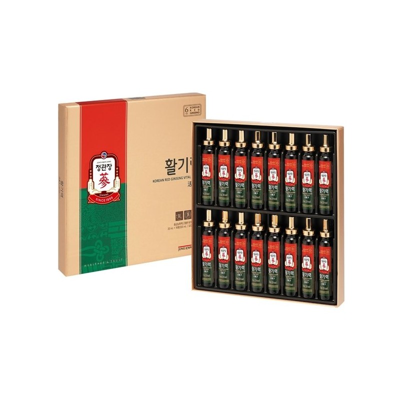 Jeong Kwan Jang (정관장) 활기력 20ml 16병x2박스 Jeong Kwan Jang