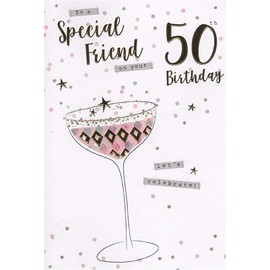 Special Friend On Your 50th Birthday - Birthday Card
