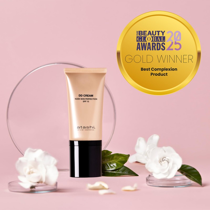 Atashi Anti-Aging DD Cream. Anti-Aging Treatment with Colour. No Makeup