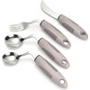 4-Piece Adaptive Utensils Set with Rocker Knife Shovel Spoon -