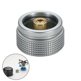 CAMPINGMOON Camp Gas Cooker Adapter for Converting CV Bayonet Connection to Type MSF-1a Connection or Lindal Valve Connection Z08