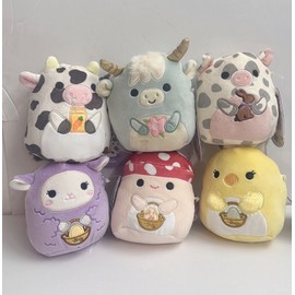 Squishmallows 2025 Easter Squad B ( set of 6) 5" Plush Doll