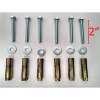 Anclo Kit 6 Taquetes Expansivos De 1/4 + Tornillos +