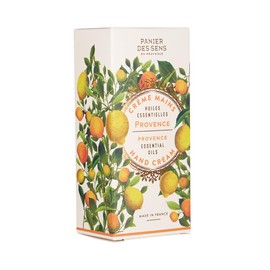 Panierdessens Essentials Provence Hand Cream 75ml (Warm and Refreshing Scent with Essential Oils of Lemon, Artemisia, Cypress) (Finger Moisturizing Shea Butter Luxurious Formula, France) 75ml