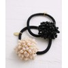 VingTAINE H7283 Cut Beads, Pony Hook, Hair Elastic, Hair Cuff,