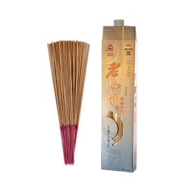 Teawan Sandalwood Joss Stick - 15.5" (39.5cm), 60 Min Burn Time, 60 Count, Buddhist/Taoist Incense