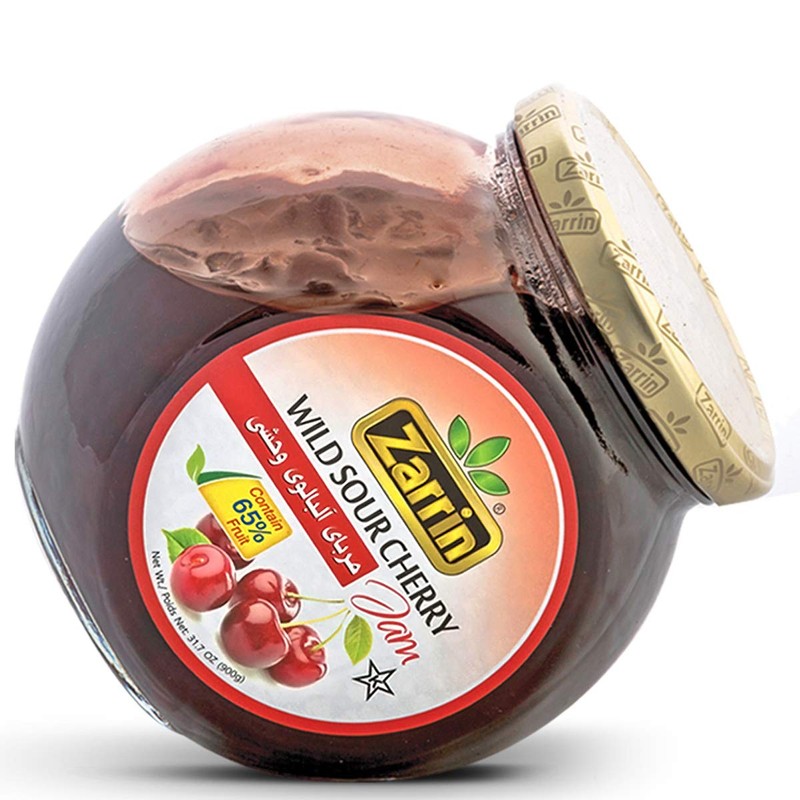 Zarrin - Wild Sour Cherry Preserve, 31.7 oz (900g), Contains