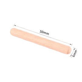 150Pcs Wooden Dowel Pins Kit 1/4" x 2 Inch Small Fluted Wood Dowels Pegs Hardwood Pin for Furniture Woodworking Crafts, Furniture, Door, DIY