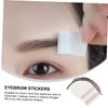 WOONEKY Professional -like Eyebrow Stickers 18pcs Waterproof False Brows for