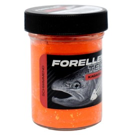 FTM Trout Dough Floating 50 g – Trout Dough, Colour/Aroma: Orange – Garlic