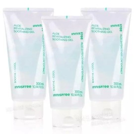 Gita 이니스프리 알로에 리바이탈라이징 수딩젤 300mL 3개 Innisfree Aloe Revitalizing Soothing Gel 300mL 3 Pack [Basic]