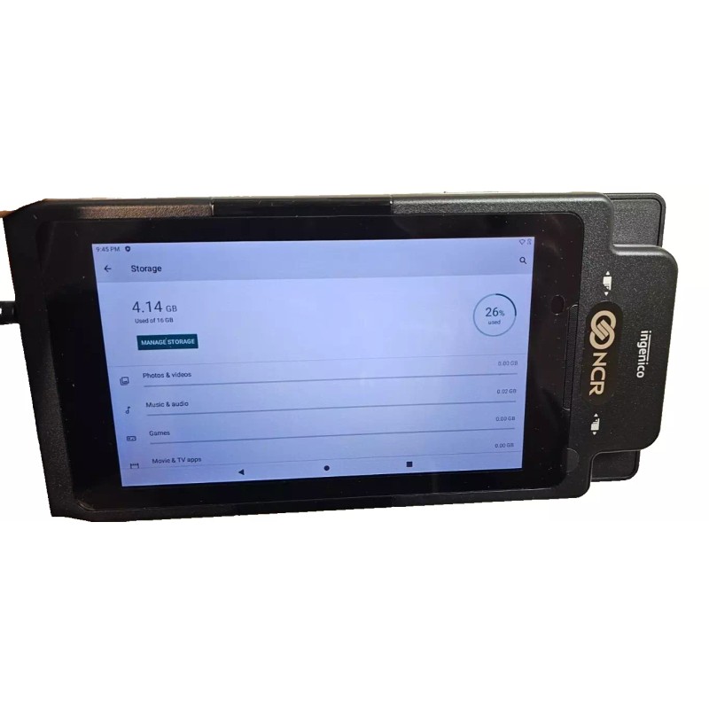Ingenico Moby M70 Tablet, 7" POS System, Android OS, EMV/CLESS,
