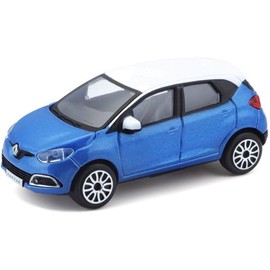 BUR 30316BL 1:43 Captur in Blue/White Car Diecast Model Replica