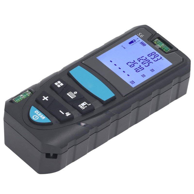 Distance Measure 100m Distance Meter Digital Display with Bubble Level