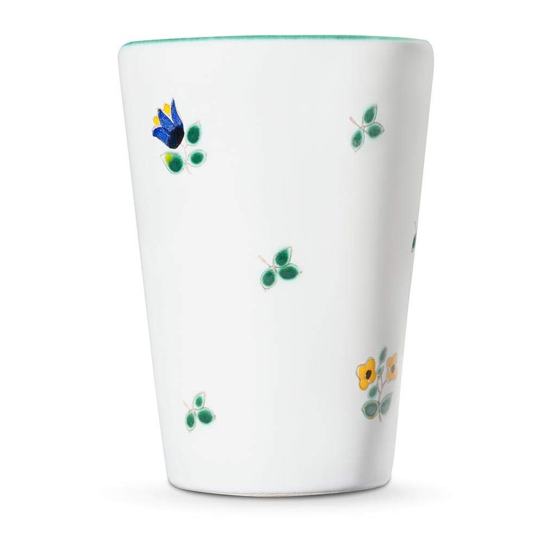 GMUNDNER KERAMIK Drinking Cup Capacity: 0.28 Litres Scattered Flower Crockery
