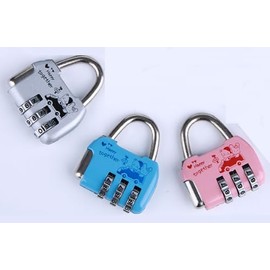 Kellegour Pack of 8 Luggage Locks, Suitcase Locks, Rustproof Combination Lock, 3 Digit Small Padlocks, Combination Locks, Locks for Suitcase, Bag, Backpacks, Gym, School, Locker (4 Colours)