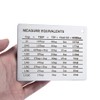 Kodbww Professional Measurement Conversion Chart Refrigerator Magnet Stainless Steel Conversions