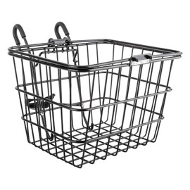 Sunlite Mini Lift-Off Bicycle Basket, Black