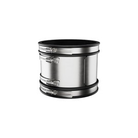 Fernco 1002-44RC Shielded PVC Pipe Coupling for Clay to Cast Iron, Plastic or Steel Plumbing Connections