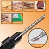 DECKRKAT 12-Piece Countersink Drill Bit Set - 3-in-1 Wood Counterbore