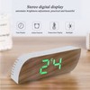 LED Digital Clock 12/24 Hour Conversion Adjustable Brightness Bedside Alarm