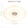 2 Pack Retro Lace Placemats French Crochet Doilies Table Placemats