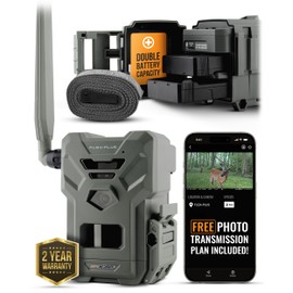 SPYPOINT Flex-Plus Cellular Trail Camera, 36MP Photos and 1080p Videos w/Sound, Double The Battery Capacity, GPS-Enabled, Dual-SIM LTE Connectivity, 100' Flash & Detection Range, 4 Capture Modes