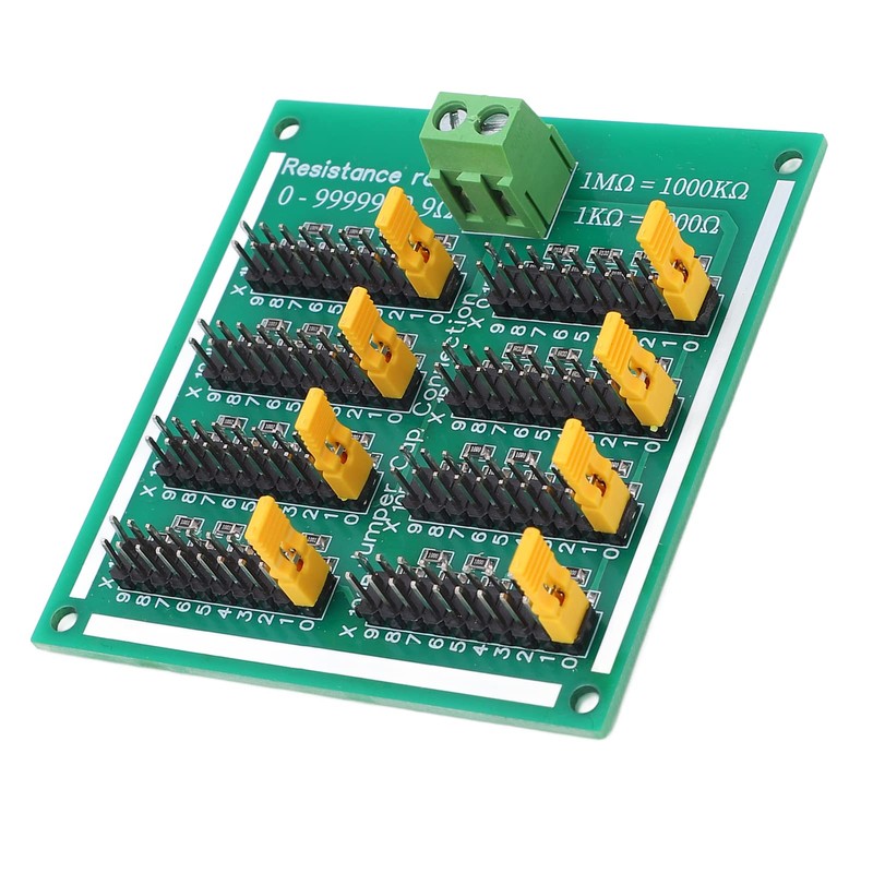 AMONIDA Resistor Board, Accurate 0 to 9999999.9Ω Easy Wired Programmable