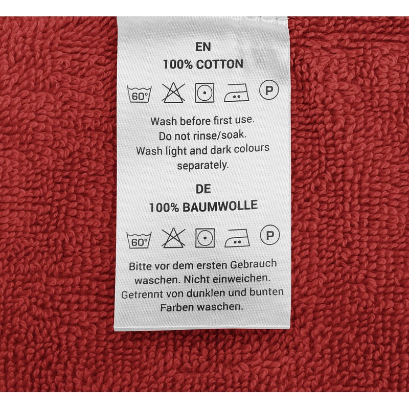 Heckett Lane Bath Wash Cloth Tandori Spice 16 x 21