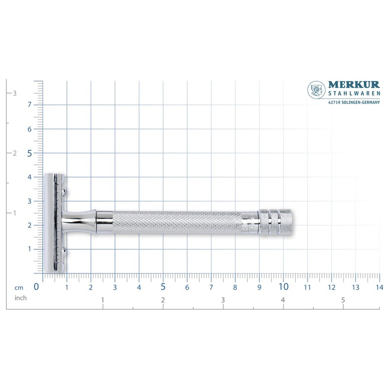 MERKUR Safety Razor 23C | Classic with Long Handle Gloss
