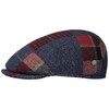 LIERYS Capri Merino Patchwork Flat Cap Women/Men – Peaked Cap