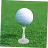 BESPORTBLE 3sets Golf T205 Adjustable Range Tees White Plastic Training