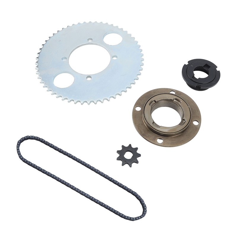 T8F Chain Sprocket Kit Steel 116 Link Drive Chain with