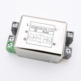 1PC AC 115/250V 50A EMI Power Line Filter Noise Suppressor YS36Q1AN-50A