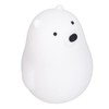 LED Night Light Cartoon White Bear Baby Pat Light USB