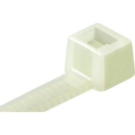 HellermannTyton 138-00022 UB200A-N-PA66-NA Cable Ties 200 mm 2.50 mm Natural Pack of 100