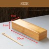 Uccellino Bamboo Chopstick Case Commercial Cutlery Case with Lid Chopstick
