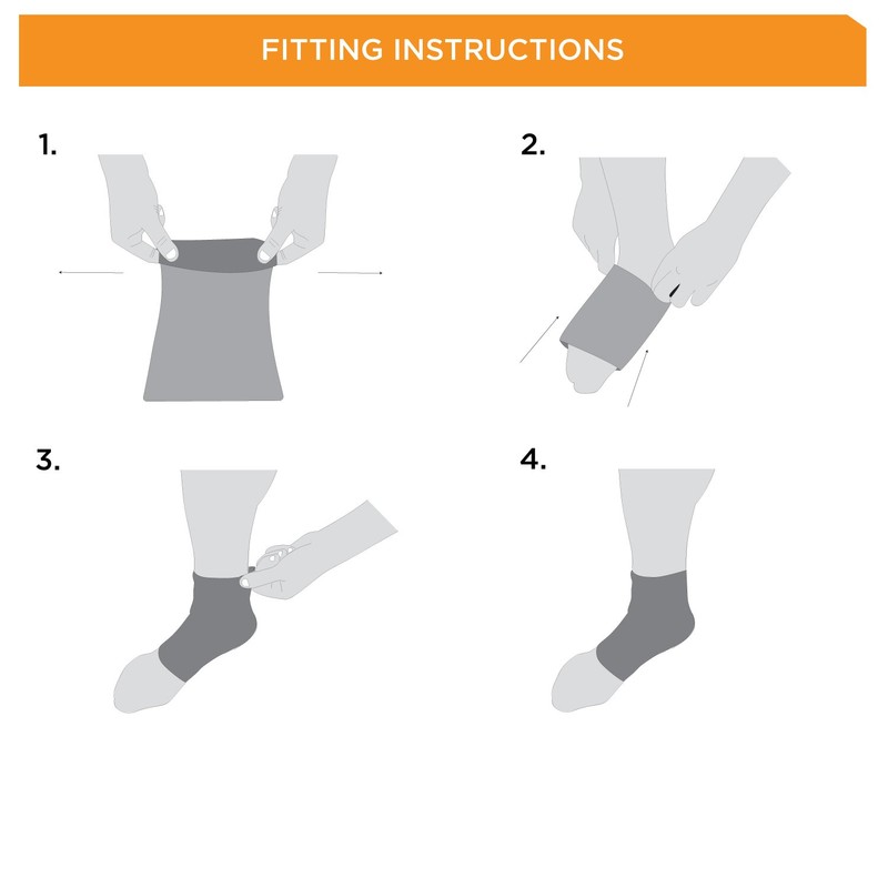 KEDLEY Ankle Support Sleeve | Premium Elasticated Compression Foot Sock