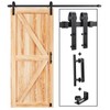 EaseLife 6.7 FT Sliding Barn Door Hardware Kit and Handle