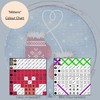 Mittens Cross Stitch Kit with DMC Threads & Fabric, Cozy