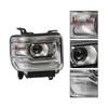 Left+Right Headlights Assembly Compatible with 2014-2019 Sierra 1500 2500HD 3500HD