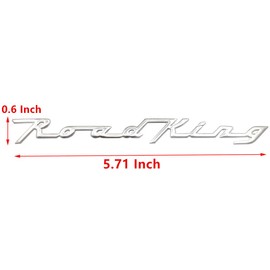 for Harley Davidson Road King FLHRC HRS CVO Motorcycle Emblem Badge 2PCS 105/110th Anniversary 3D Motorbike Fender Decals Stickers