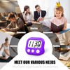 2 Pack Digital Kitchen Timer for Cooking Big Digits Loud