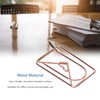 100PCS Paper Clips Portable Mini Cute Shape Electroplated Rose Gold